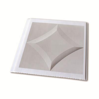 China Artistic Faux Plastic Ceilings Building Material PVC Ceiling Panel For Colombia for sale