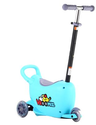 China Advanced PU wheel item design and very popular best quality kids pp material baby and iron 3 in 1 scooter for sale