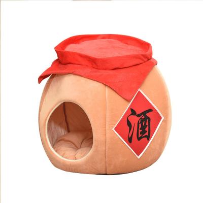 China Cheap Cute Breathable Dog Bed Pet Beds Sleep China Hot Sale New Style Cat House for sale