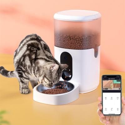 China New 2022 Viable Pet Driver Chip Dog Auto Smart Remote Control Pet Wifi Pet Dog Auto Food Feeder for sale