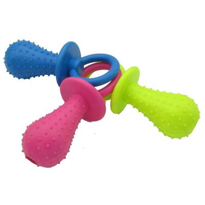 China Sustainable Shape Interactive Pet Pacifier Dog Cleaning Teeth Bite Durable Hard Rubber Soft Toy Pet Toys for sale