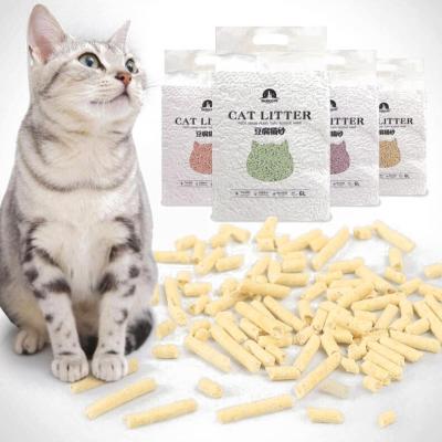 China Cat Litter Suppliers Wholesale 6l Sustainable Plant Degradable Tofu Garbage 5 Flavors For Select Tofu Cat Litter for sale