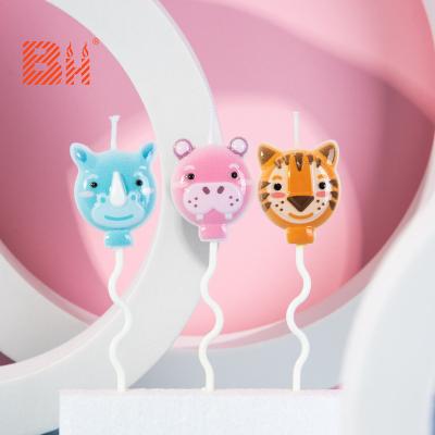 China Birthdays In Stock Best Quality Birthday Candles Animal Cute Design Shape Art Candle For Birthday Decoration for sale