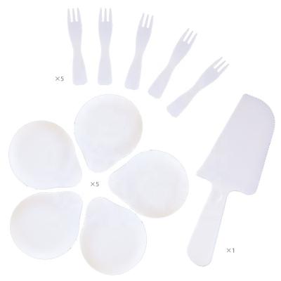 China Minimalist disposable party tableware forks and trays for sale