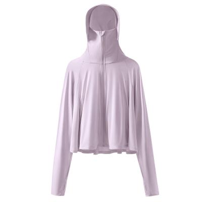 China Women's Anti-UV Protection Long Sleeve UV Long Sleeve Jacket Loose Hoodie Women Outfits Wear for sale