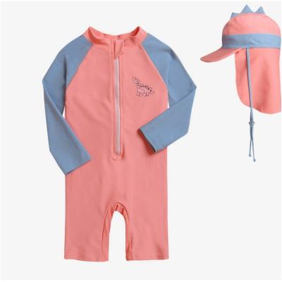 China Factory Sweet Selling Various Pink / Blue Designer Polyester Baby Girls Clothing Swimsuit for sale