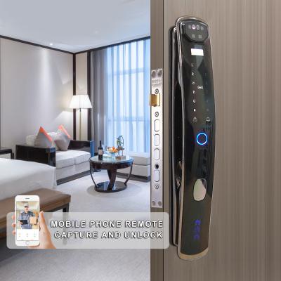 China New Arrival Tuya Camera App Password Wifi Digital Remote Video Remote Control Door Opener New Arrival Plotter Security And Security Fingerprint Electronic Smart Door Lock for sale