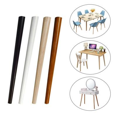 China Contemporary Faux Leather Chairs Wooden Leg Dresser Gold Daining Furniture Feet Desk Table Tapered Wooden Chair Legs For Chairs for sale