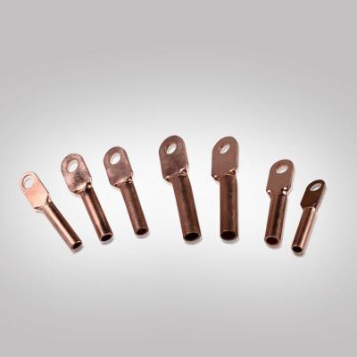 China Industrial Power Supplies Tube Type Pre-insulating Copper Cable Terminal Electric Shoes Shovel Pre-insulated Sockets In Copper Terminal for sale