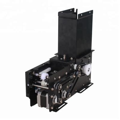 China 2 stepper motor new arrival fast speed rfid card dispenser and collector dispense plastic card MT166+RF for sale