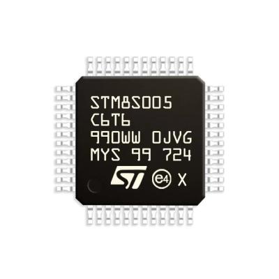 China Microcontroller STM8S005C6T6  integrated circuit ic chip MCU  LQFP-48 Original electronic component chip Microcontroller for sale