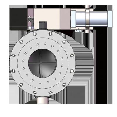 China General 12IN pneumatic dome valve, mainly used for power plant or some food factories, for dry operations of material handling, transporting. for sale