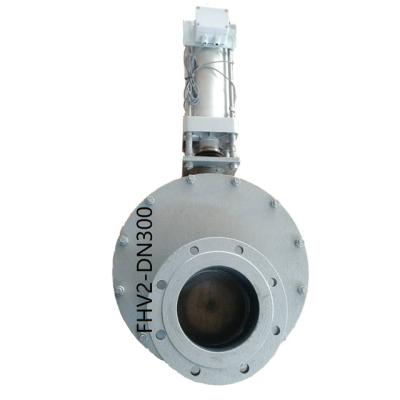 China Durable high quality DN300 pneumatic disc plates type gate valve used as mechanical dust collector air lock and dust-removing device for sale