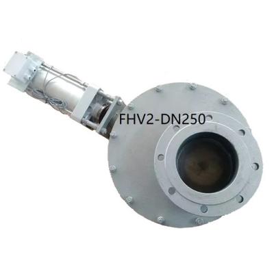 China Durable high quality DN250 pneumatic disc plates type gate valve used as mechanical dust collector air lock and dust-removing device for sale