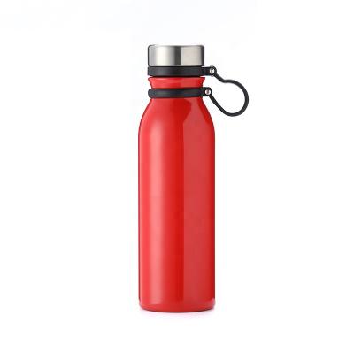 China Customized Sustainable Logo Insulated Double Wall Thermos Vacuum Bicycle Stainless Water Bottle for sale