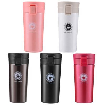 China Sustainable Double Wall Vacuum Stainless Steel Coffee Thermos Flasks Insulated Water Bottles for sale