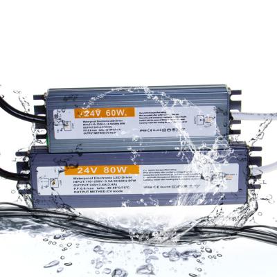 China LED Strip Transformer 220V to 12V 24V Power Supply 12 24 Volt 110V 220V to 12V 24V IP67 IP68 Outdoor Waterproof Lighting Transformers for sale