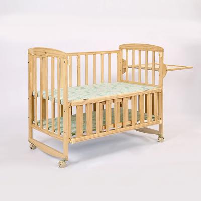 China Eco-friendly Materials Popular Function Adjustable Baby Crib Crib Sets Changing Table For Sale for sale