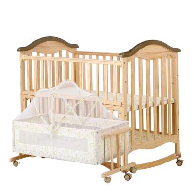 China Eco-Friendly Materials Competitive Price Hot Selling Baby Cribs Online Crib And Baby Crib Bedside for sale