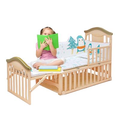 China Eco-friendly materials fashion baby crib 4-1 modern baby crib crib and adult baby crib for sale