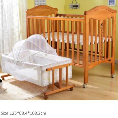 China Modern Expandable Modern Multifunctional Customized  Hutch Baby Bedroom Crib for sale