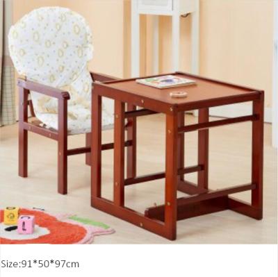 China Modern Multifunctional Painting Solid Wood Baby Sitting Chair Wood Baby Chair for sale