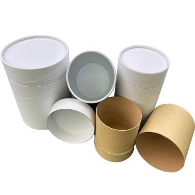 China Recyclable Customized Round Kraft Paper Box Tube Cardboard for sale