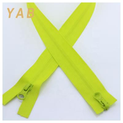 China Newest Design YAB Zippers Metal Nylon Zipper Workable Open Special Material Invisible Coil For Garment And Home Textile for sale