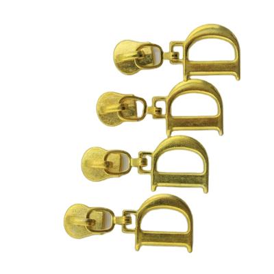 China YAB Cheap Price Nickel Free OEKO-TEX100 Apparel Form Gold Color Resin Plastic Zipper Slider For Bedding Sets for sale