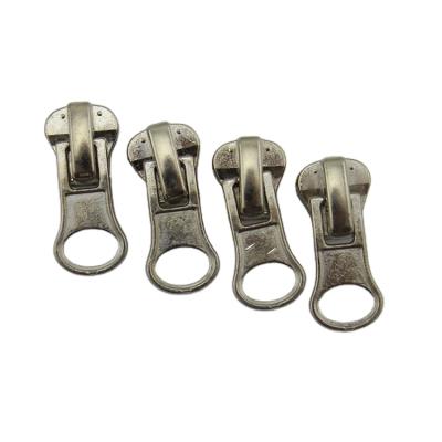 China YAB Factory Price Nickel Free Decorative Customized Color Plating Plastic Resin Zipper Pull Slider for sale