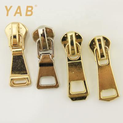 China High Quality Nickel Free Waterproof Clothes Slider Custom Metal Zipper Puller For GarmentBags for sale