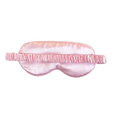 China Double Sided Anti-Static Satin Sleeping Silk Eye Mask with Elastic Band, Breathable Travel Sleeping Rest Silk Eye Mask for sale