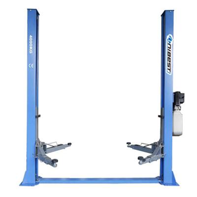 China Maintanence 4T Manual Actuator Auto Hydraulic Car Lift Two Post Lift for sale