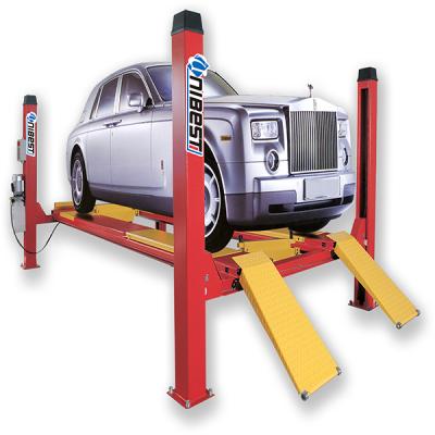 China Maintanence 4T Automatic Manual Actuator ON Sale Hydraulic Alignment Four Post Lift Car Lift for sale