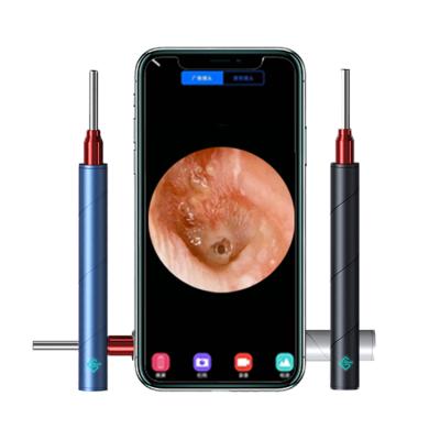 China New Professional Led Magnet Cover Switch Spring Camera Removing Earwax Ear Canal Checking Visual Earpick for sale