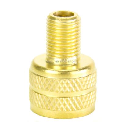 China Brass Big Hole To Standard Bore Tire Valve Adapter Cap Style for sale