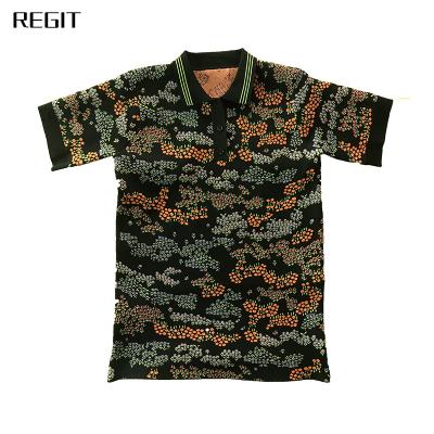 China Custom Jacquard Oversized Mens Anti-Wrinkle Shirts Polo Shirt for sale