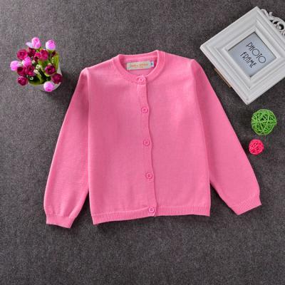 China 100%Cotton Four Seasons Anti-wrinkle cardigan cotton baby sweater boys little girls knitted cardigan long sleeve jacket for sale