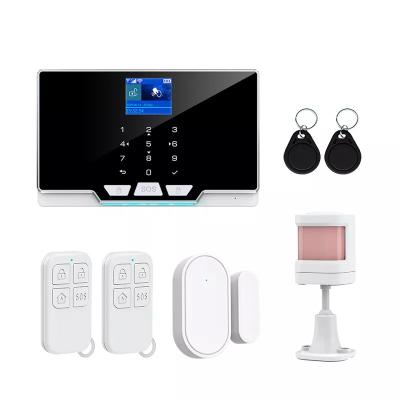 China Anzhiyi 433Mhz 2.4G WiFi GSM Anti-theft Home Alarm System Support Tuya Hot Selling Wireless Smart App for sale