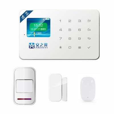 China Anzhiyi wifi gsm home alarm system smart home wireless app remote control burglar Alarm System W18 for sale