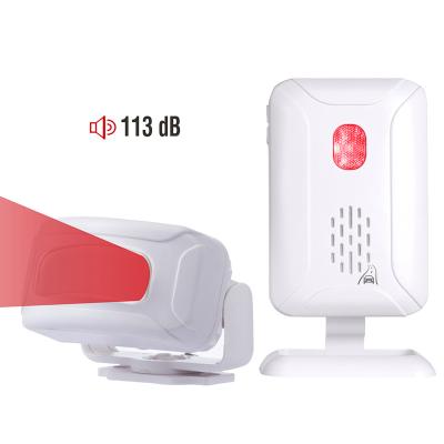 China Back / front entrance 113dB waterproof remote split type greeter applies to entrance lane, garage and partition lane remote alarm for sale