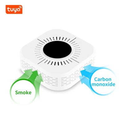 China Tamper Alarm The Latest TUYA WIFI Carbon Monoxide Smoke Detector Carbon Monoxide Detector Voice Alarm Sensor, Used For Family Security for sale