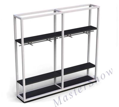 China Floor Standing 2016 Customized Metal Display Standing Clothes Hanging Display Racks for sale