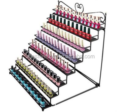 China Floor Standing 8 Tier Nail Polish Custom Metal Display /stand/holder for sale