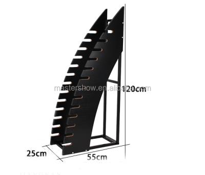 China Floor Standing Floor Tile Display Rack Wooden Display Stands For Tiles for sale