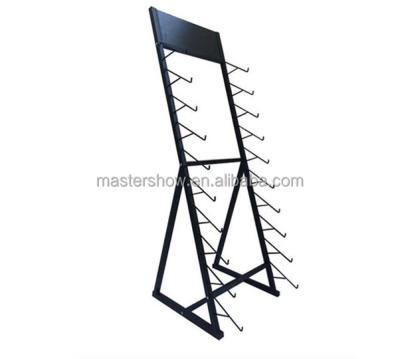 China Standing Single Sided Ceramic Floor Tile Metal Rack Display , Floor Tiles Display Rack for sale