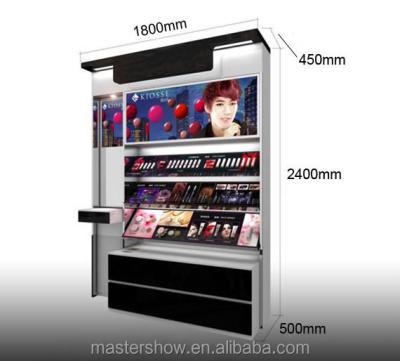 China China Eco - Friendly Top Mdf Cosmetic Shop Counter Design for sale