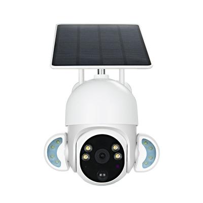 China Hot market Human Motion Tracking Build In Outdoor PTZ Wireless Camera Large Capacity Lithium Battery 360 Rotation Solar Powered IP CCTV Camera System for sale