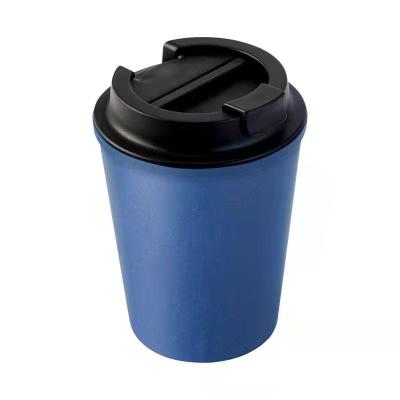 China Double-Layer 12oz/350ml Stocked Bpa Free PP Plastic Accompanying Coffee Cup Promotion Space Water Cup Plastic Water Bottle for sale