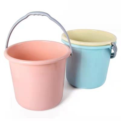 China Household Large Portable Bucket Stored Plastic Material Rugged Plastic Bucket for sale